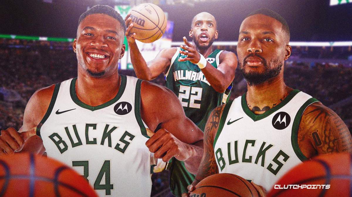 Bucks, Damian Lillard, Khris Middleton, Giannis Antetokounmpo