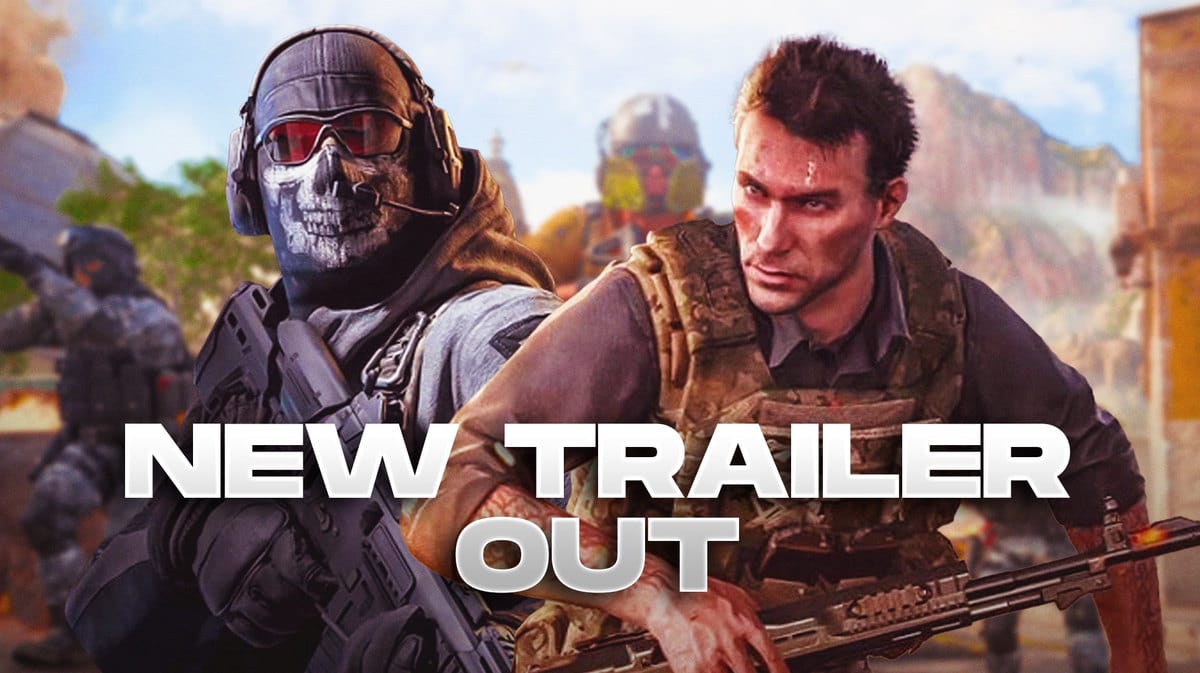 Ghost & Makarov in the center with the caption 'New Trailer Out', Call of Duty Modern Warfare 3 releases a live-action trailer