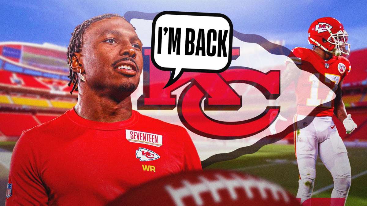 Chiefs Mecole Hardman saying I'm back