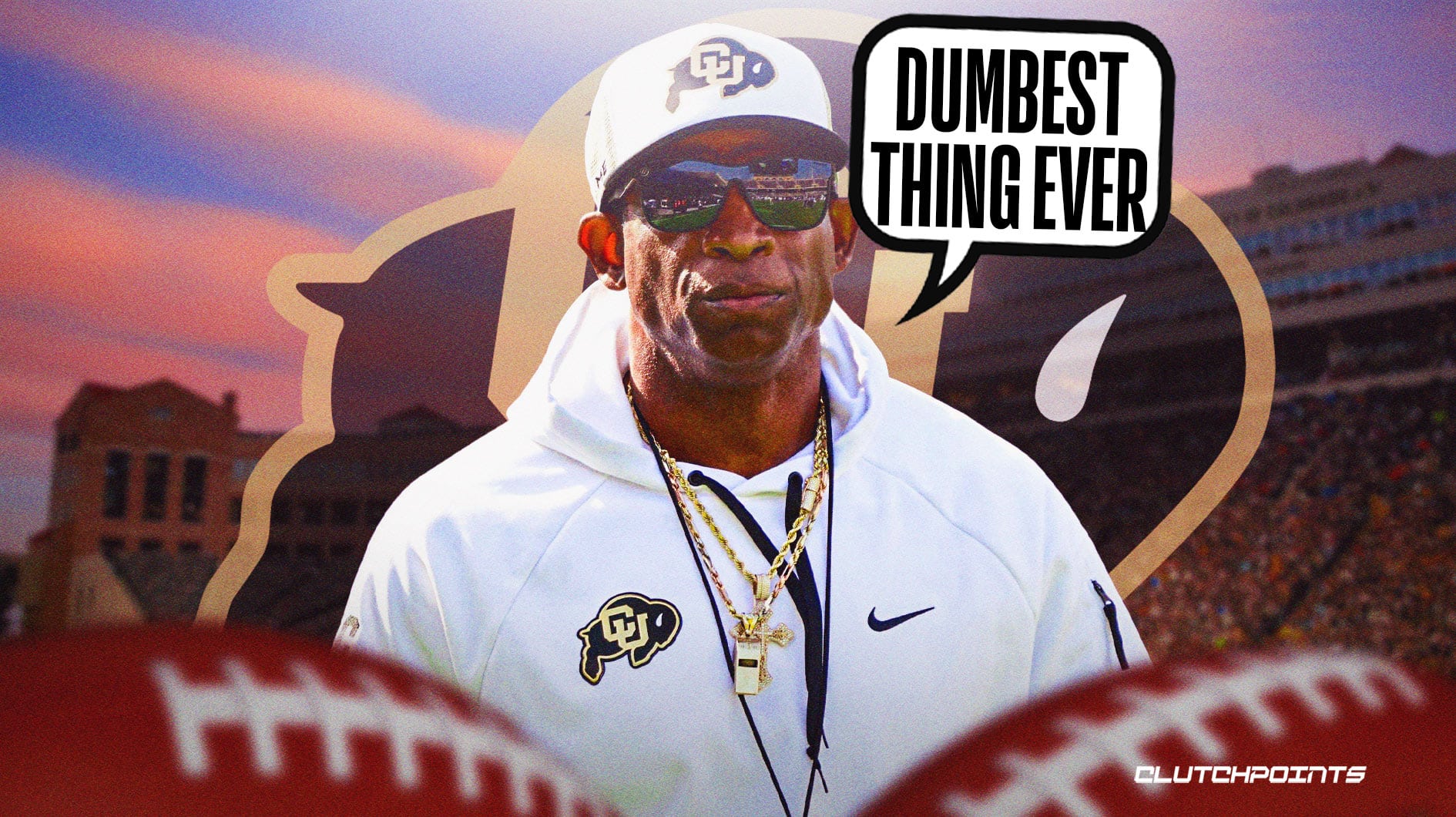 Colorado's Deion Sanders on 10 p.m. ET kickoffs: 'Stupidest thing