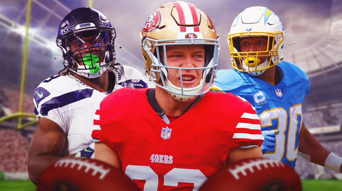 Fantasy Football, Christian McCaffrey, Kenneth Walker III, Austin Ekeler, Josh Jacobs, Raheem Mostert