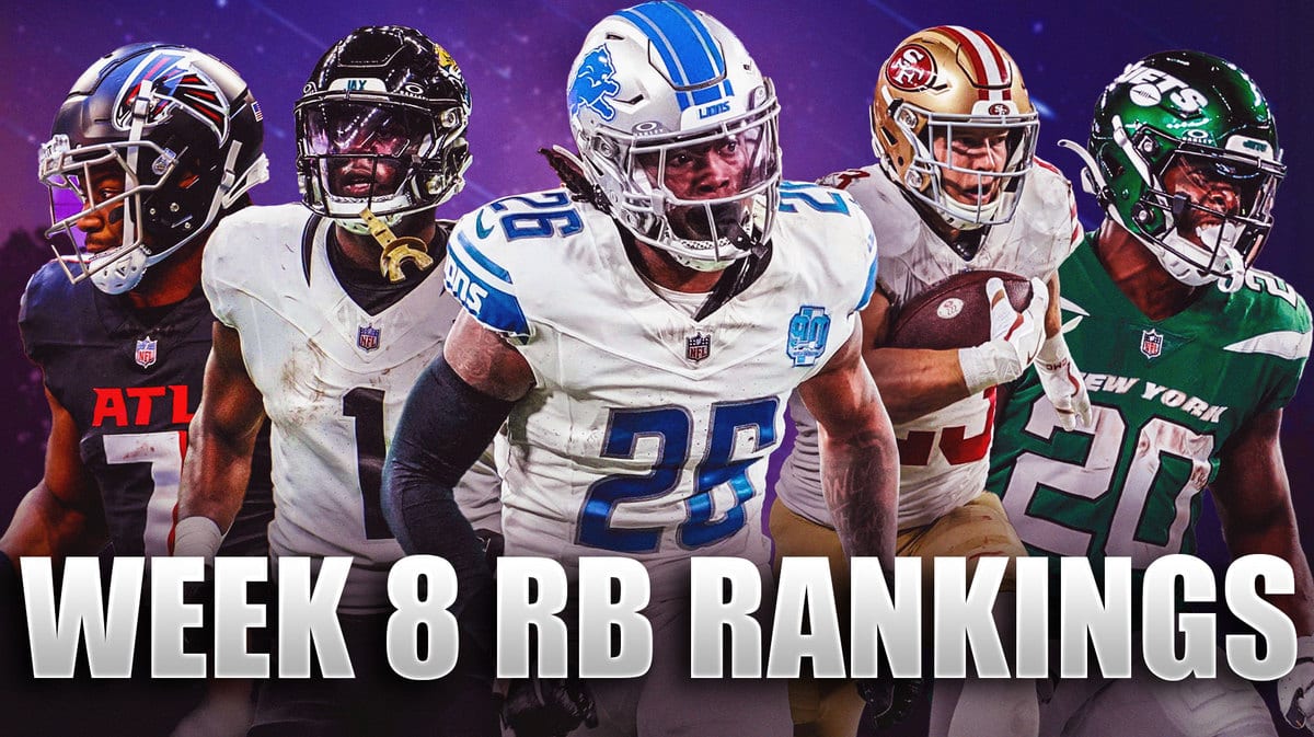 Fantasy Football Running Back rankings Week 8, (2023)