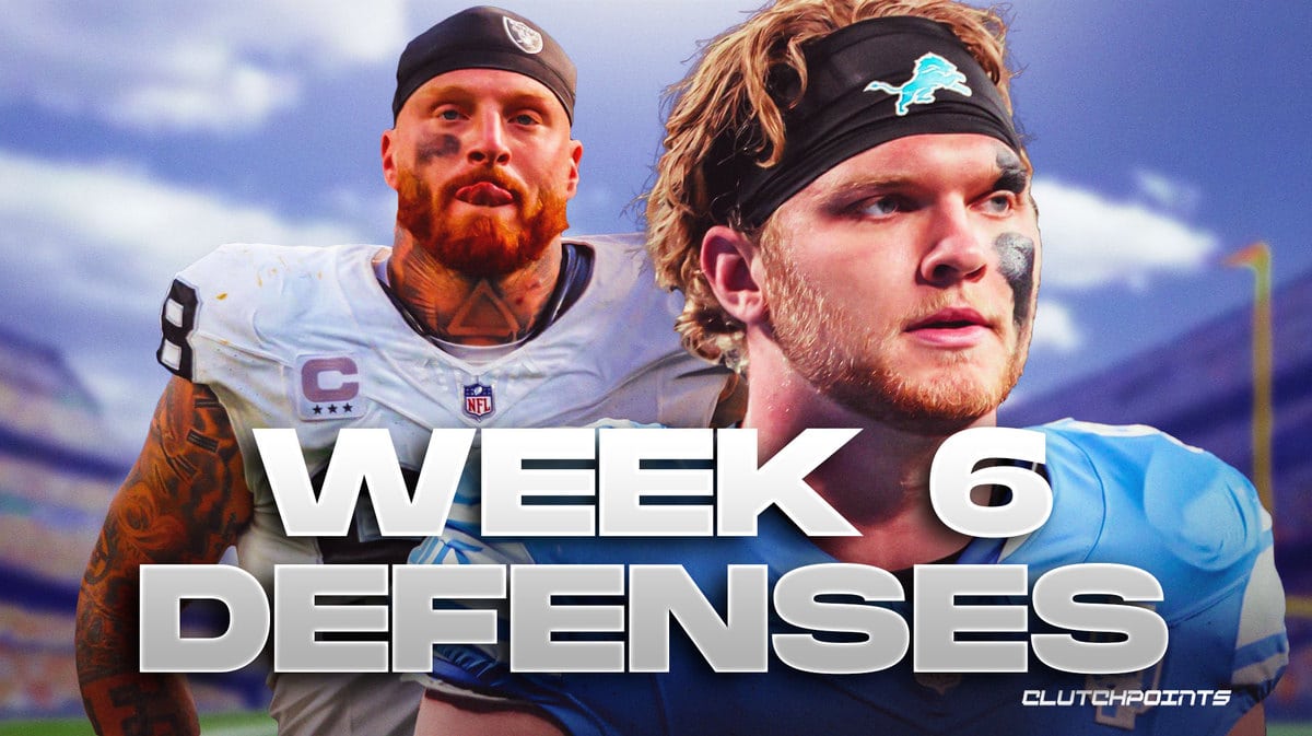 Fantasy football defenses start em sit em week 6