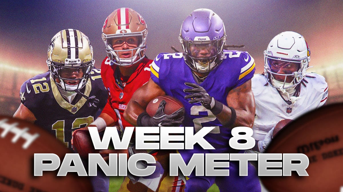 fantasy football, panic meter, chris olave, brock purdy, alexander mattison, marquise brown