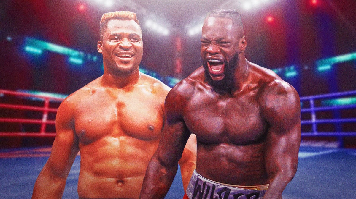 Francis Ngannou Deontay Wilder