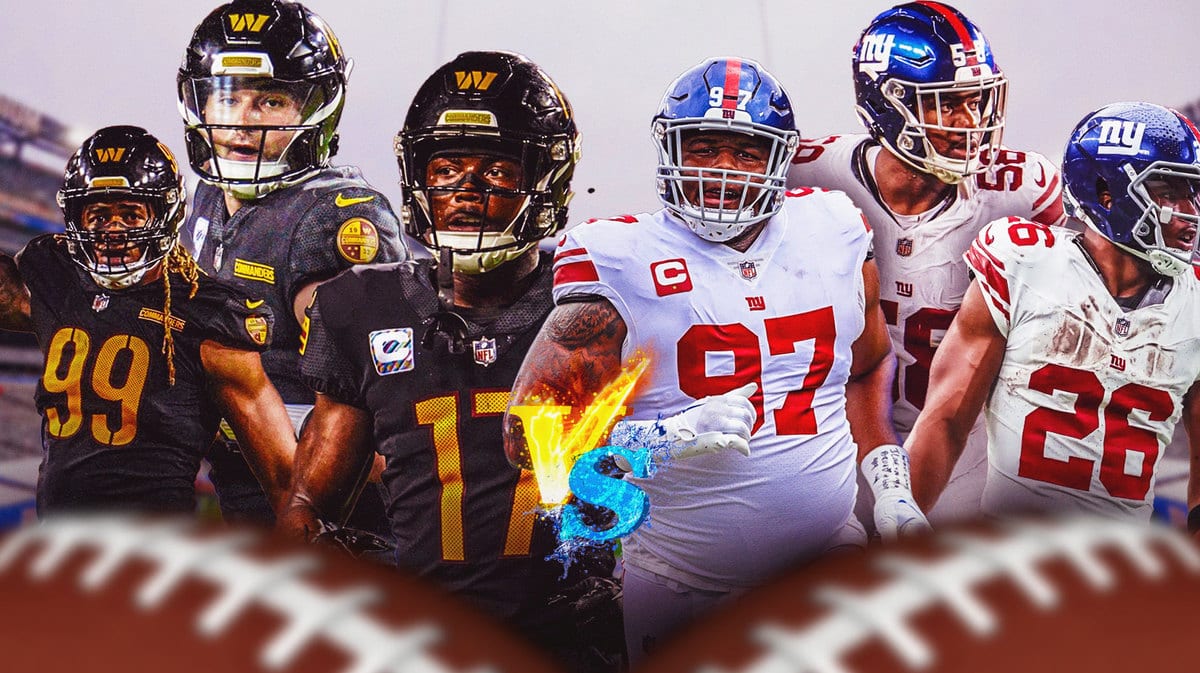 Washington Commanders, Terry McLaurin, Sam Howell, Chase Young, New York Giants, Saquon Barkley, Bobby Okereke, Dexter Lawrence