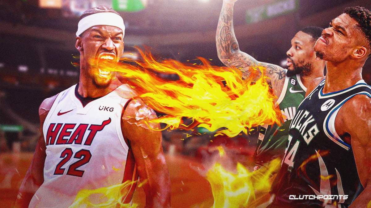 Jimmy Butler, Damian Lillard, Giannis Antetokounmpo, Heat, Bucks