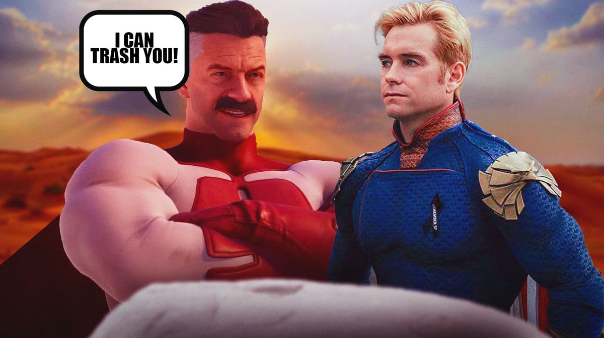 omni-man homelander, invincible the boys, prime video, invincible creators, invincible homelander
