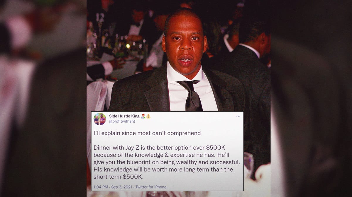 Jay-Z gives perfect reaction to fan wanting $500K over dinner