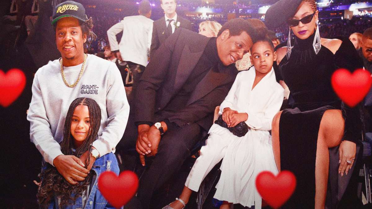 Jay-Z, Blue Ivy, Beyoncé