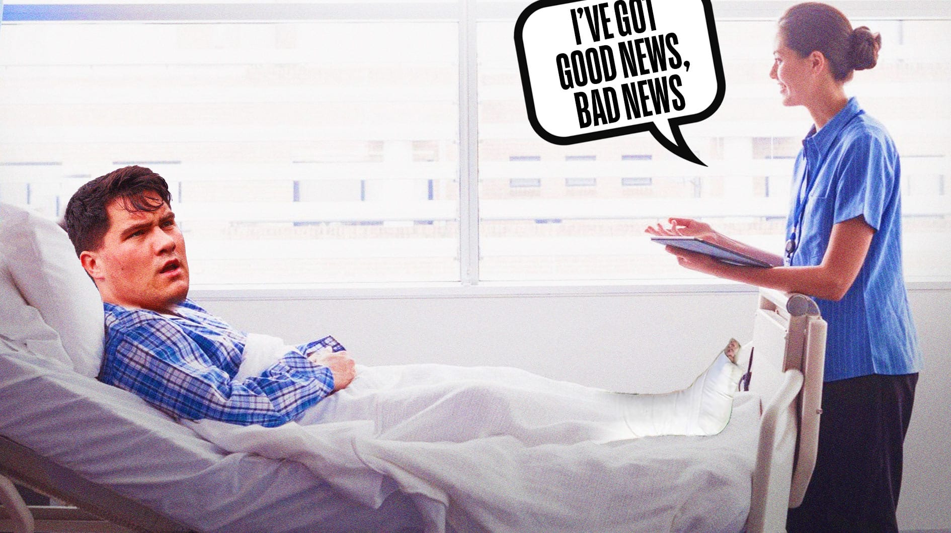 Jets Connor McGovern injury update looking at a nurse after the Giants win