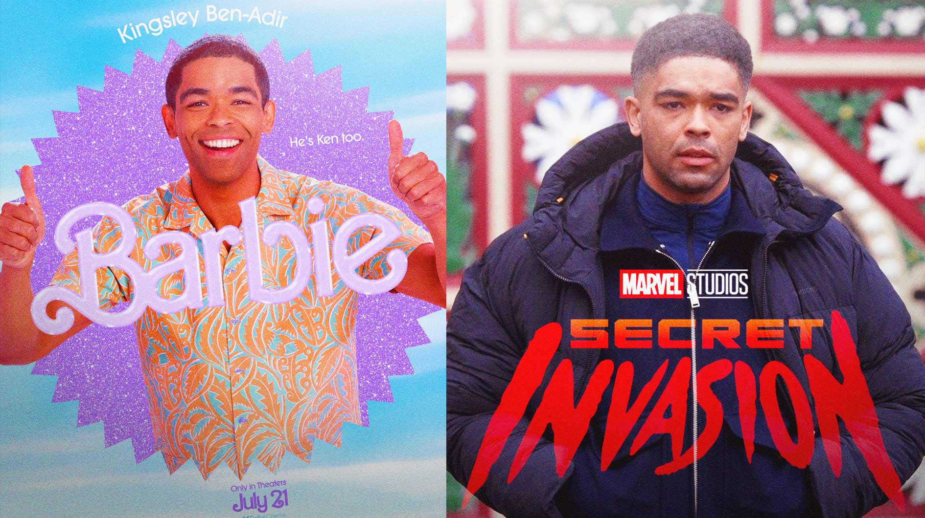 Kingsley Ben-Adir had a role in both Barbie and Secret Invasion.