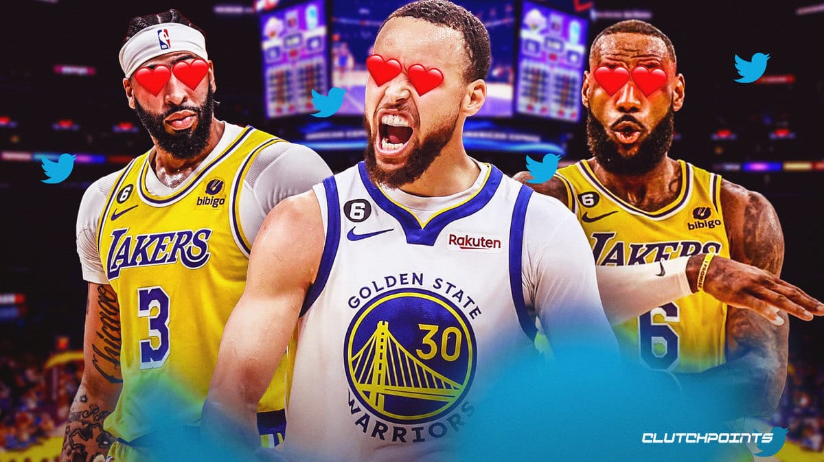 LeBron James, Anthony Davis, Stephen Curry, Lakers, Warriors