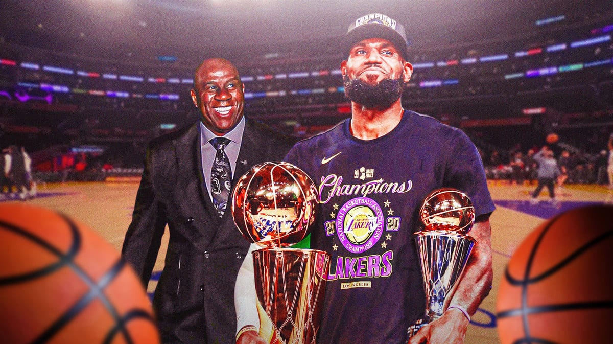Magic Johnson has his bets for the NBA championship and March Madness It comes as no surprise that its the Lakers and MSU basketball squad