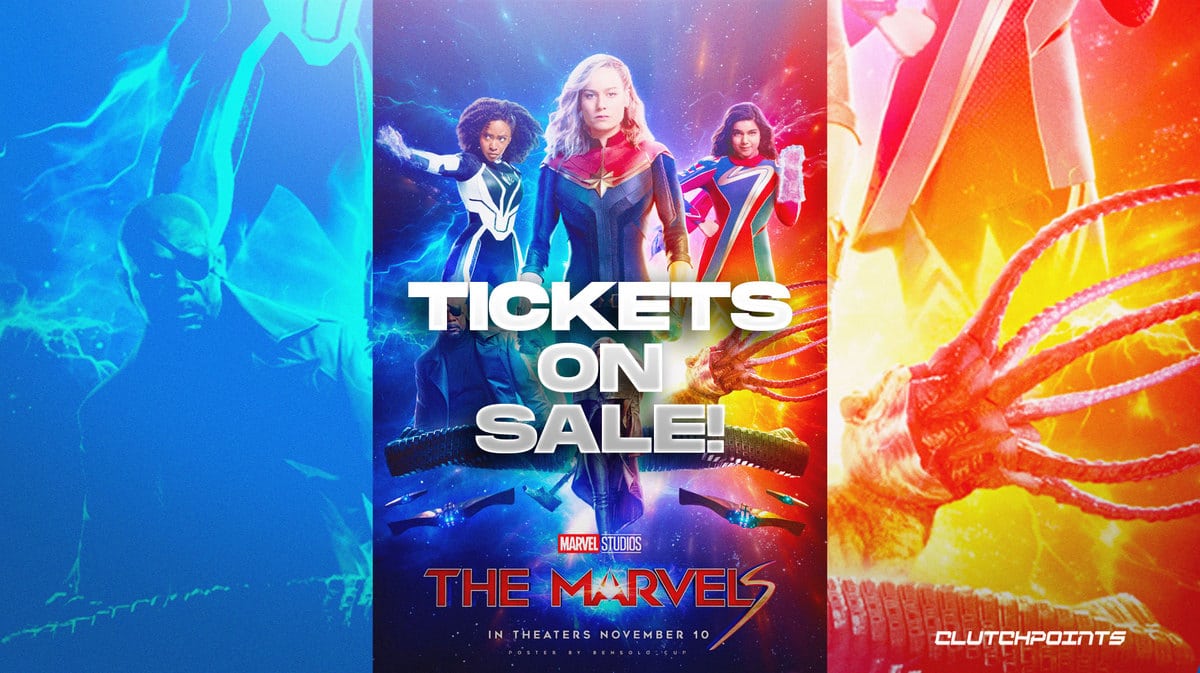 the marvels ticket, the marvels, the marvels ticket sale, carol danvers, captain marvel