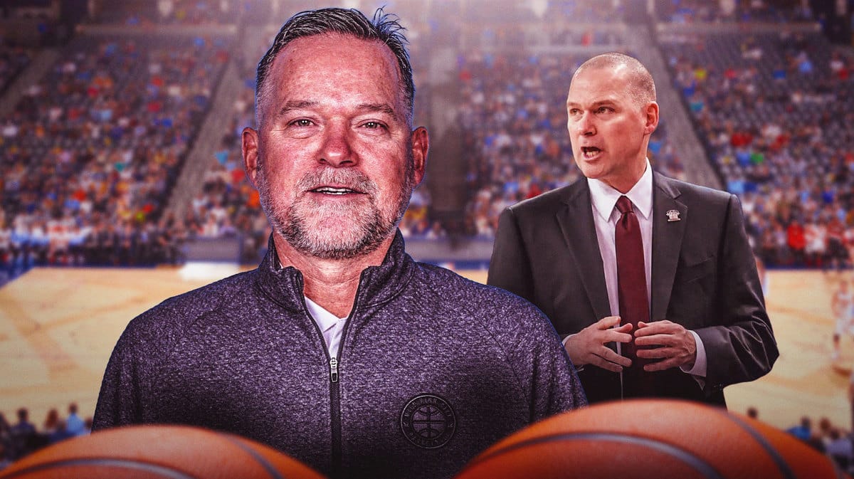 Michael Malone coaching the Sacramento Kings and the Denver Nuggets.