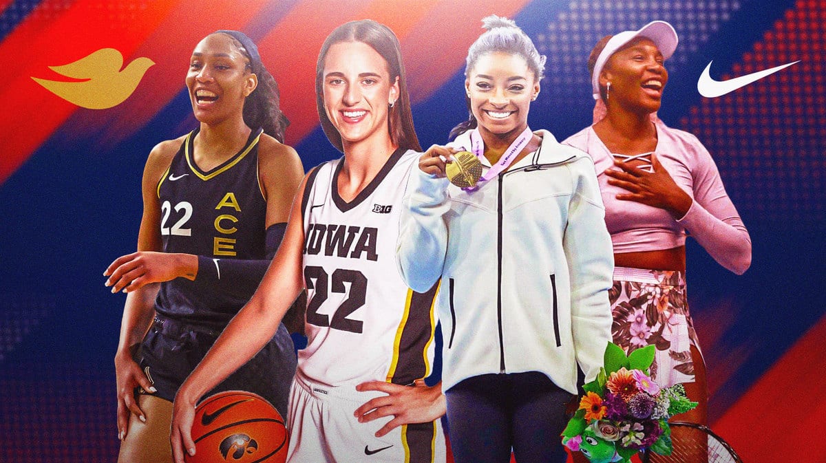 Nike, Dove release Body Confident Sport to encourage young women to stay in sports, in conjunction with Venus Williams. Young women athletes such as Simone Biles, Caitlin Clark and A'Ja Wilson are in the image to represent women in sports.