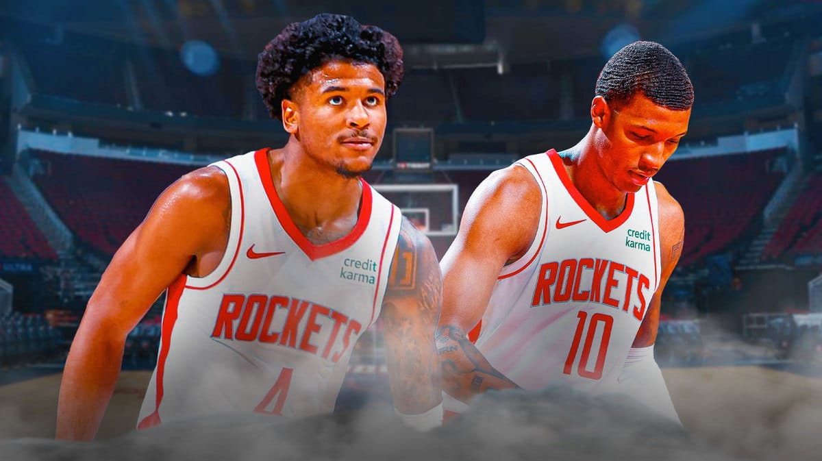 Green and Jabari Smith Jr. looking upset and down after struggling with the houston rockets