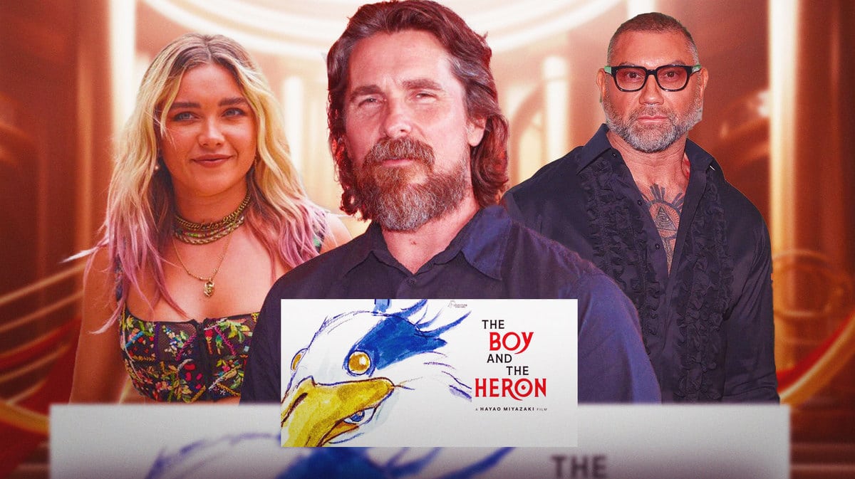 Studio Ghibli, The Boy and the Heron, Florence Pugh, Christian Bale, Dave Bautista