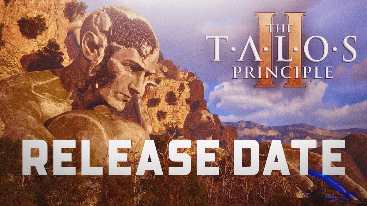The Talos Principle II key artwork showcasing a man-like body of land