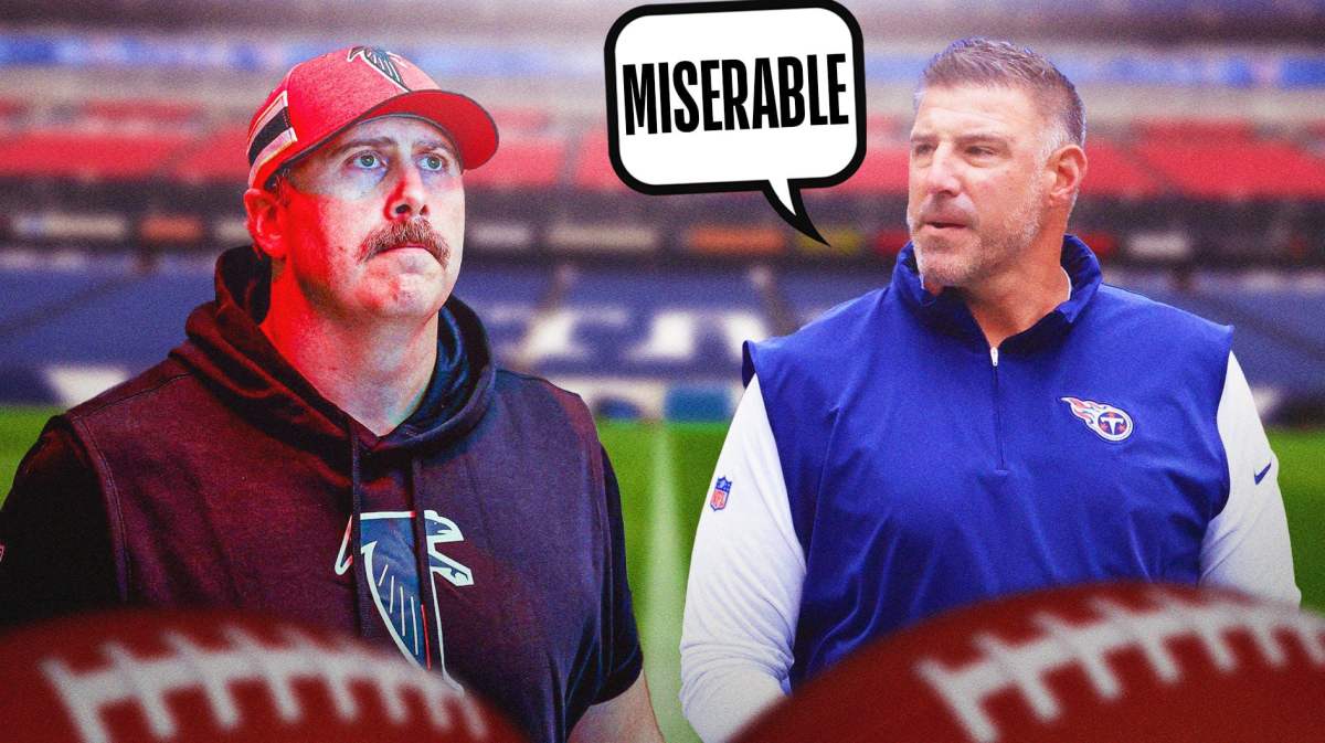 Falcons Titans, Mike Vrabel, Arthur Smith,
