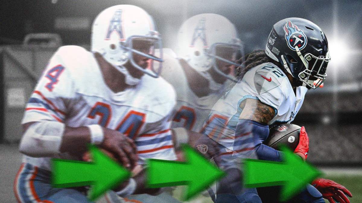 Earl Campbell and Derrick Henry ... one generation of powerful back to another