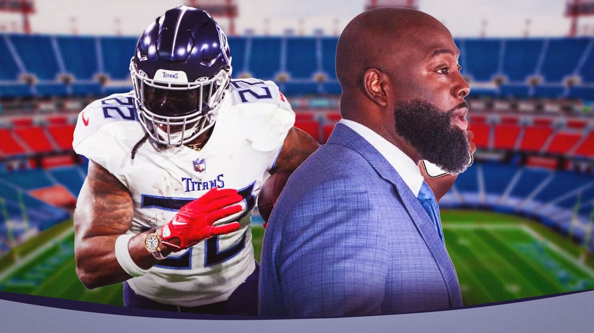 Derrick Henry and Titans GM Ron Carthon ahead of the trade deadline