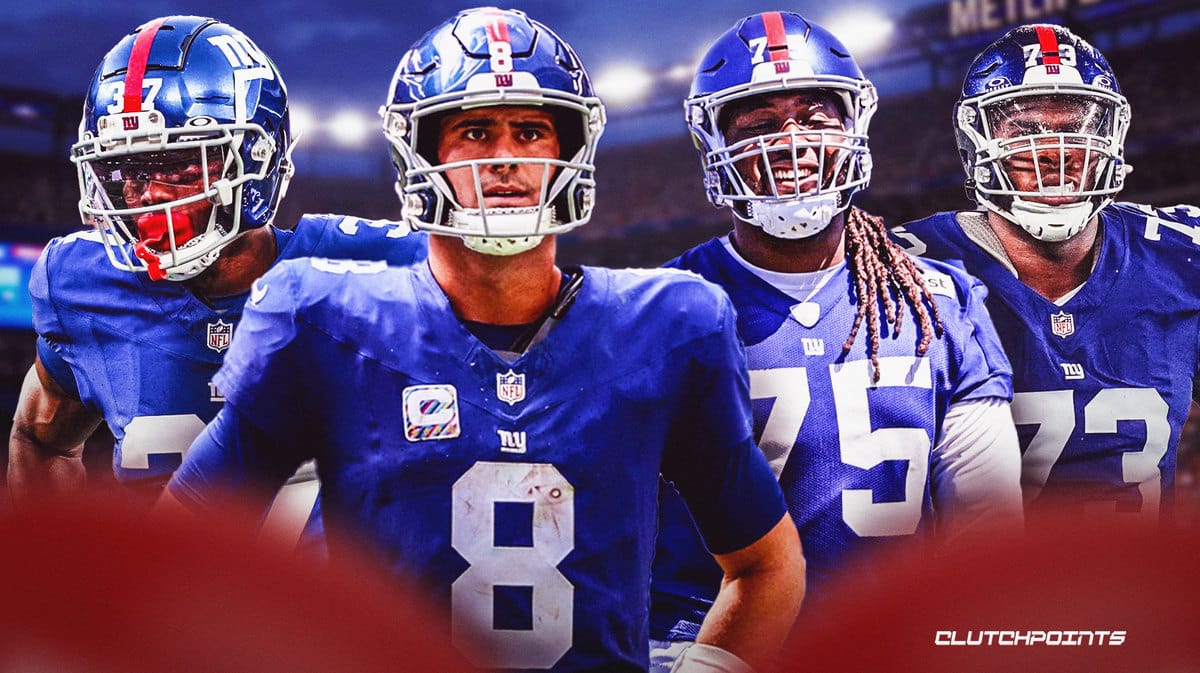 Daniel Jones, Giants, Joshua Ezeudu, Evan Neal, Tre Hawkins III