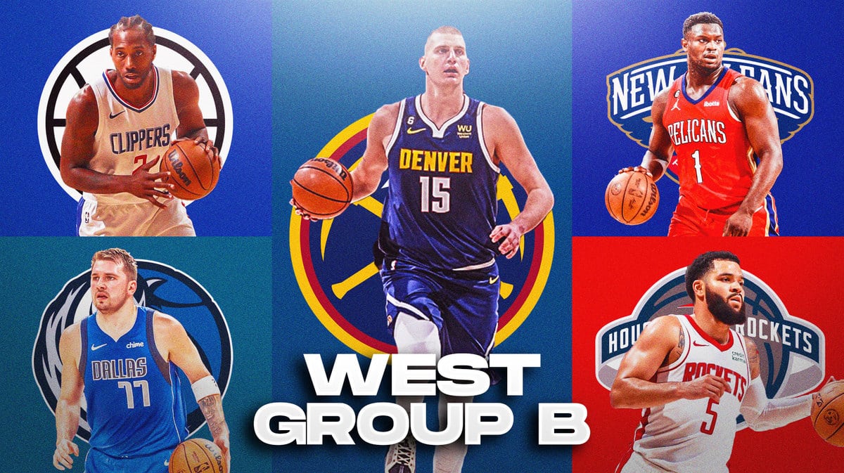 NBA Play-In Tournament West Group B with Nikola Jokic, Zion Williamson, Kawhi Leonard, Luka Doncic and Fred VanVleet