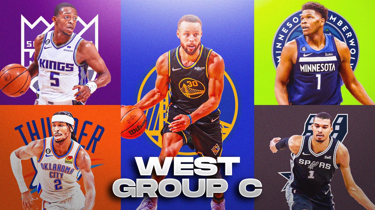 NBA In-Season Tournament West Group C with Stephen Curry, Anthony Edwards, De'Aaron Fox, Shai Gilgeous-Alexander and Victor Wembanyama