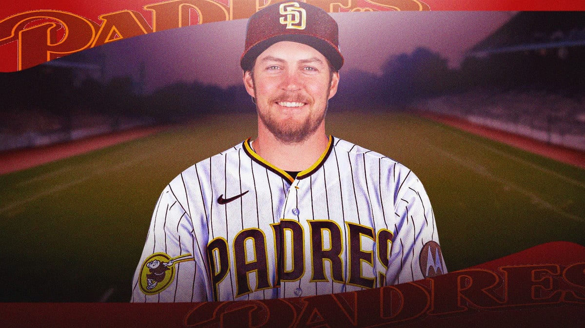 Trevor Bauer in a Padres jersey