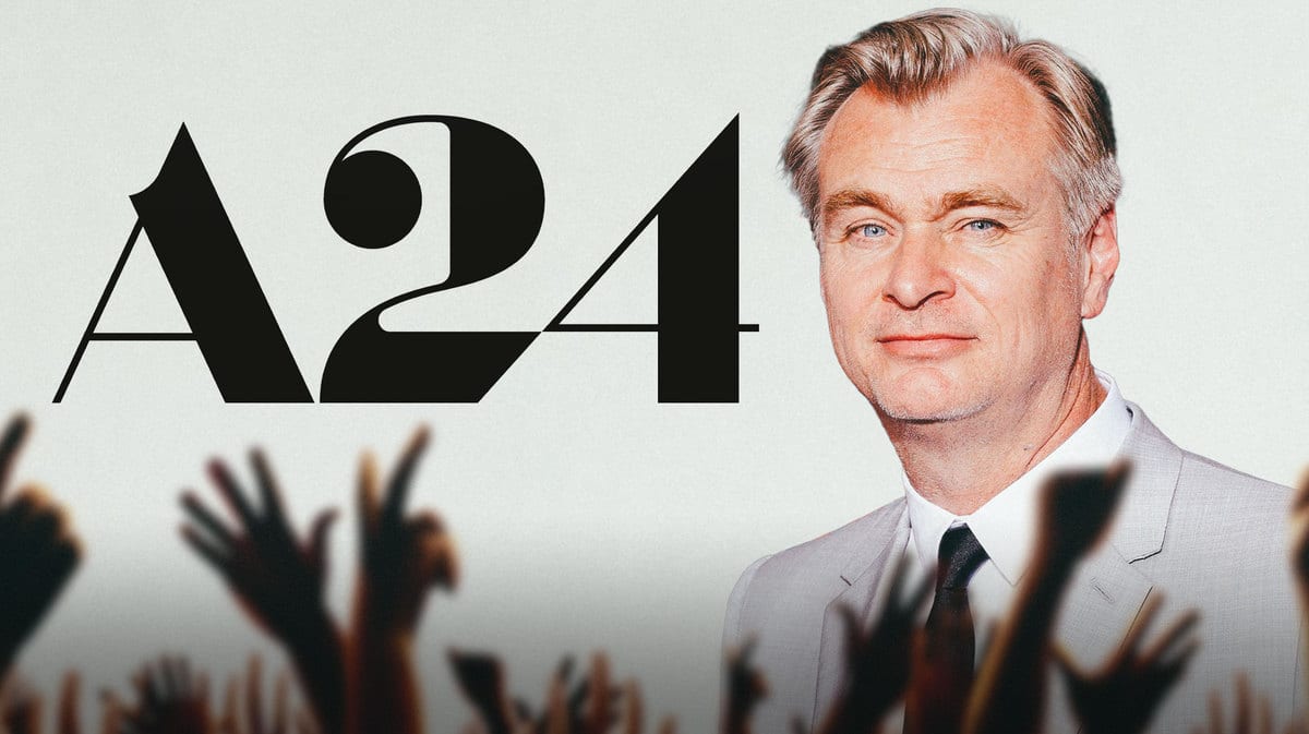 A24 logo next to Christopher Nolan.