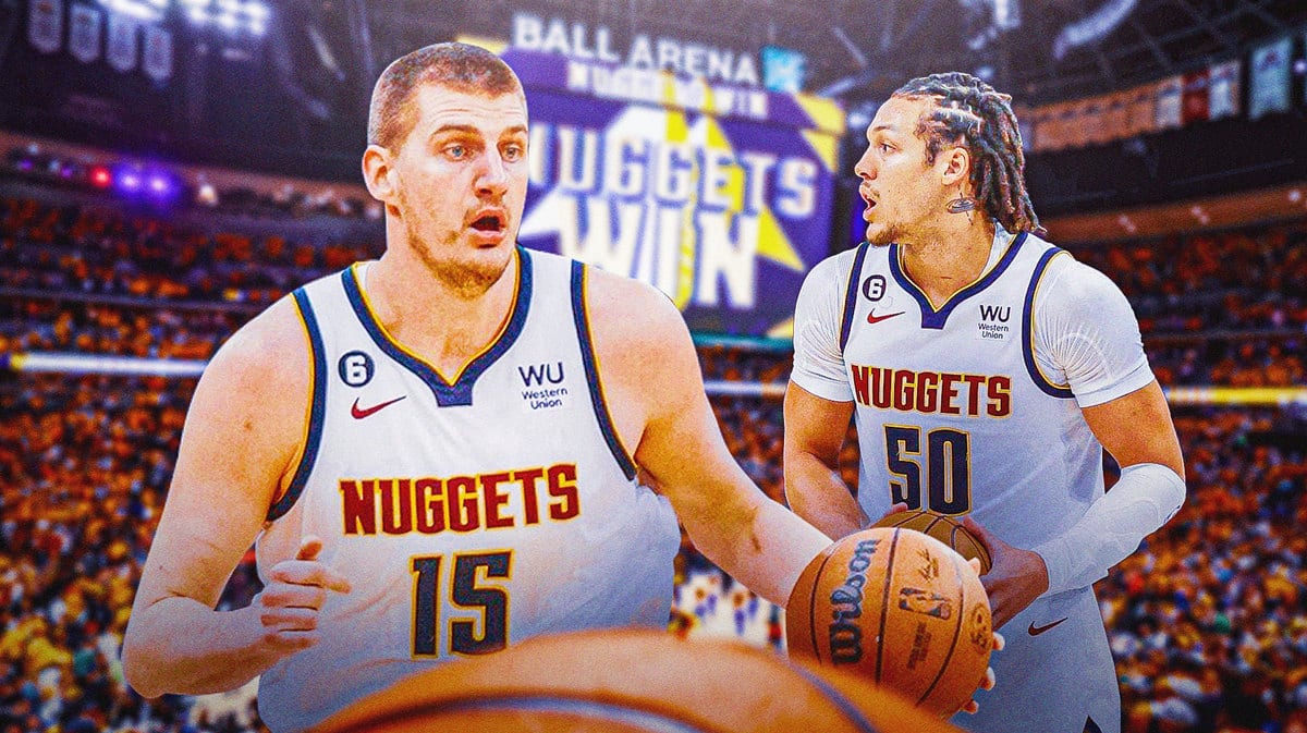 Aaron Gordon and Nikola Jokic