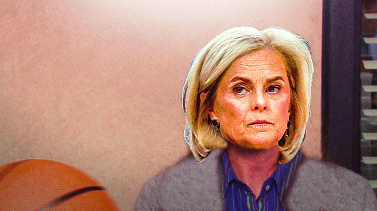 LSU women's basketball head coach Kim Mulkey as Pam of The Office