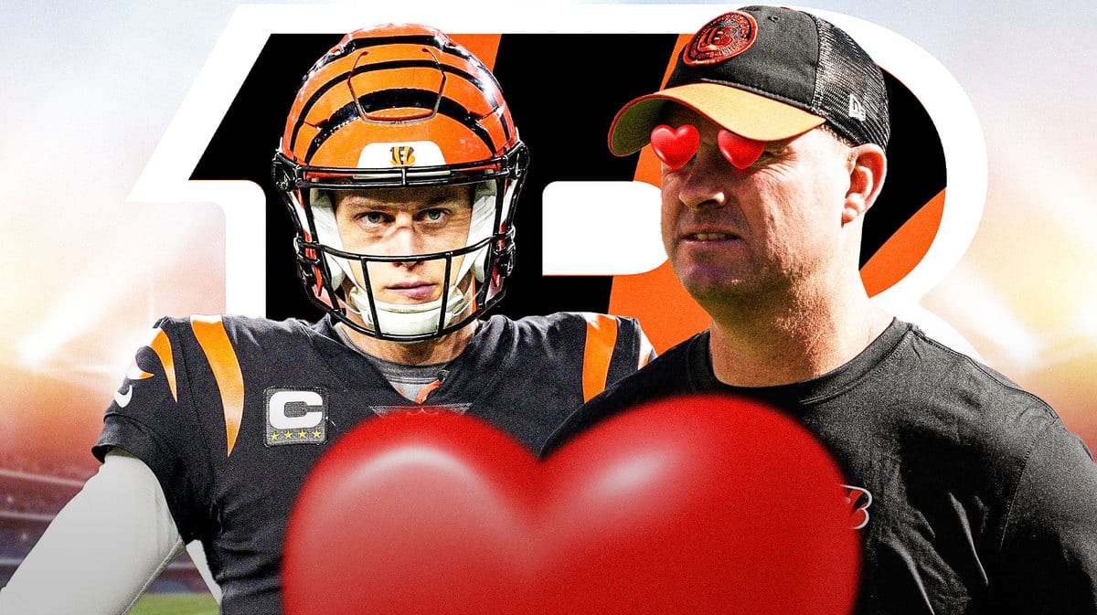 Cincinnati Bengals quarterback Joe Burrow and head coach Zac Taylor