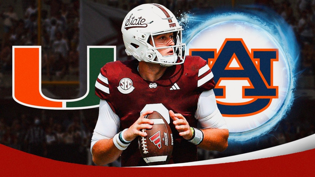 Will Rogers, former Mississippi State football QB, with Miami Hurricanes and Auburn Tigers in Transfer portal