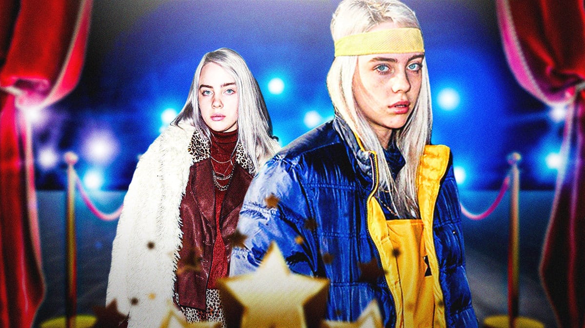 Billie Eilish as a blond.