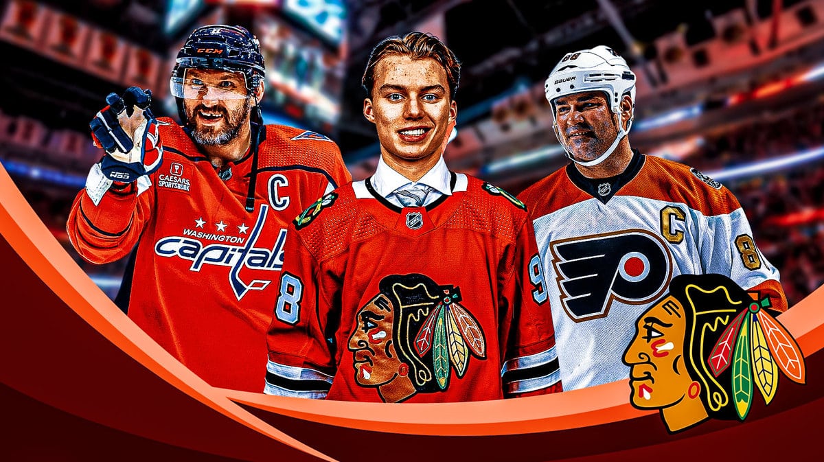 Chicago Blackhawks star Connor Bedard in Chicago after joining Alex Ovechkin and Eric Lindros in elite NHL company despite a loss to the Columbus Blue Jackets