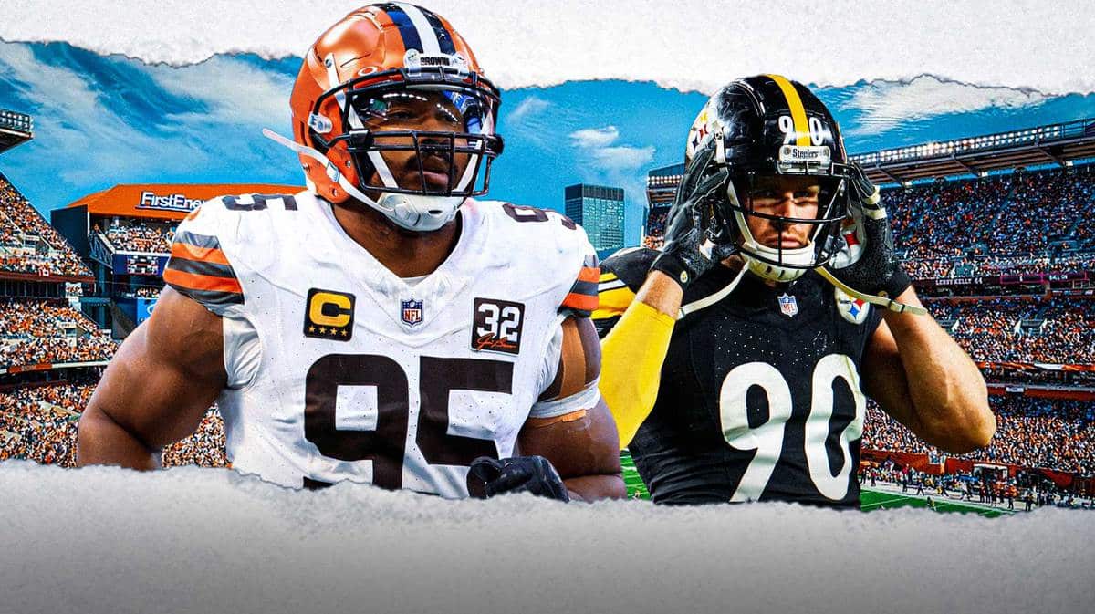 Browns' Myles Garrett, Steelers' TJ Watt