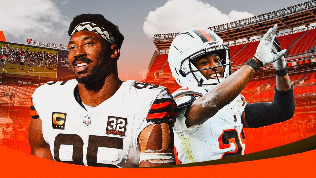 Myles Garrett and Denzel Ward miss practice with shoulder issues