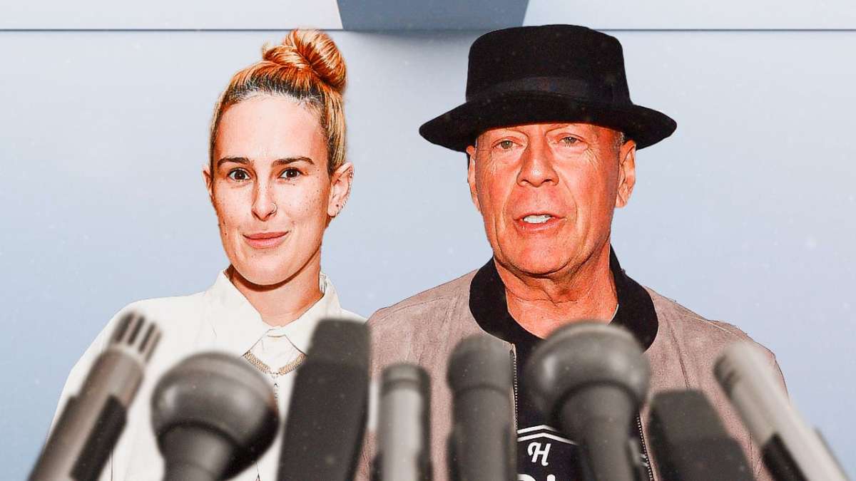 Rumer and Bruce Willis together.