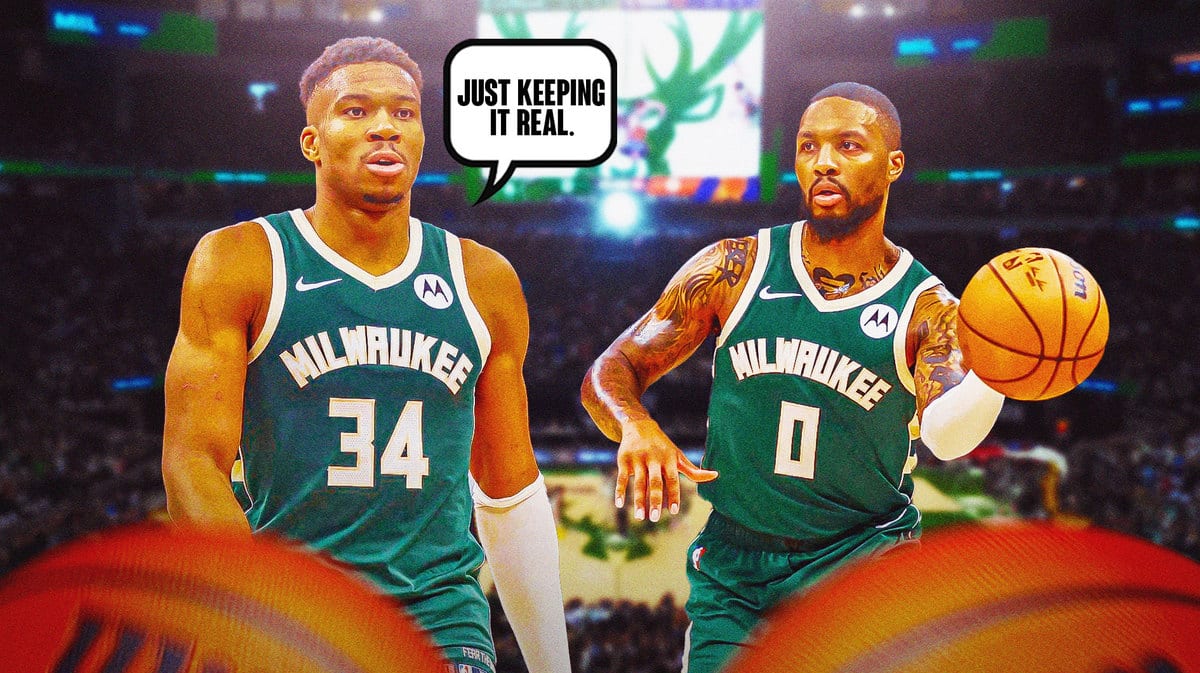 Bucks stars Giannis Antetokounmpo and Damian Lillard