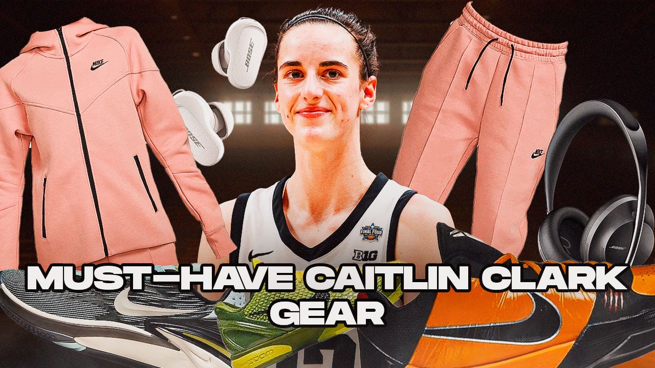 Must-have gear from Caitlin Clark's NIL deals
