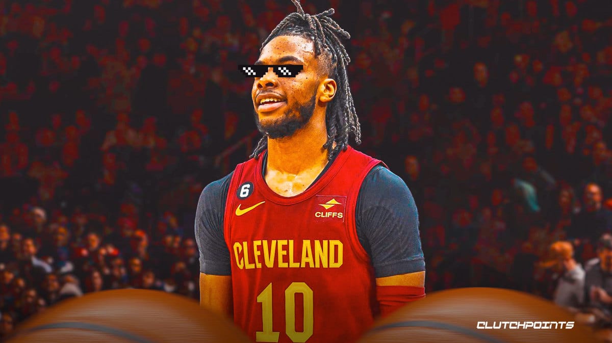 Cavs' Darius Garland with thug life glasses