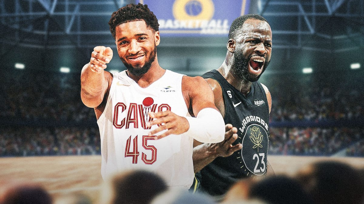 Donovan Mitchell and Draymond Green