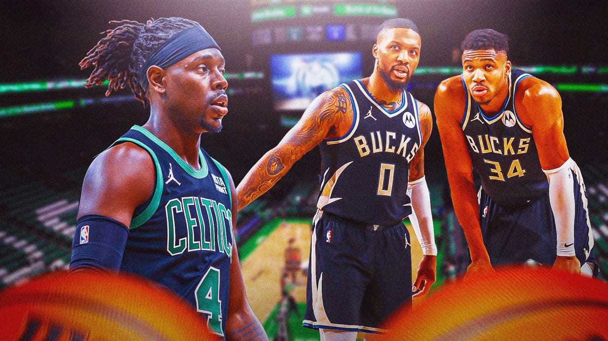 Jrue Holiday, Damian Lillard, Giannis Antetokounmpo