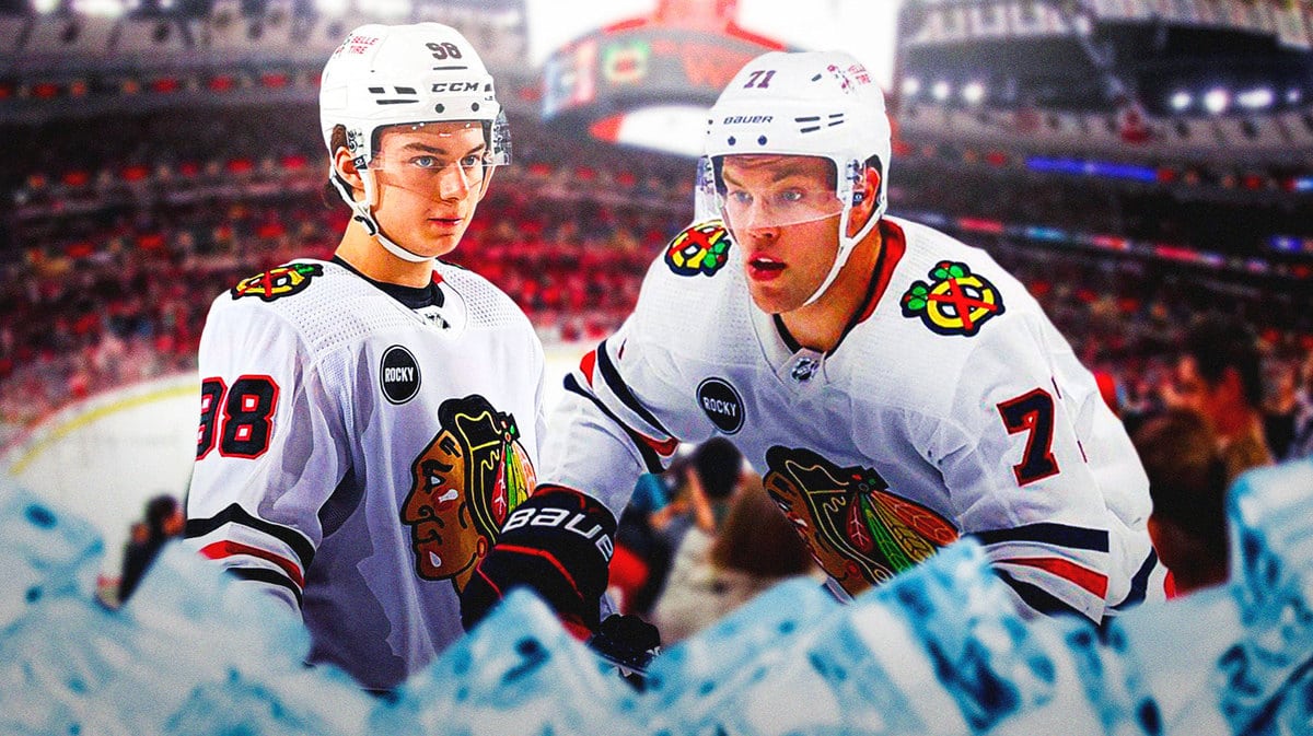 Blackhawks rookie Connor Bedard looks for Taylor Hall's return for the Florida Panthers game, Central Division