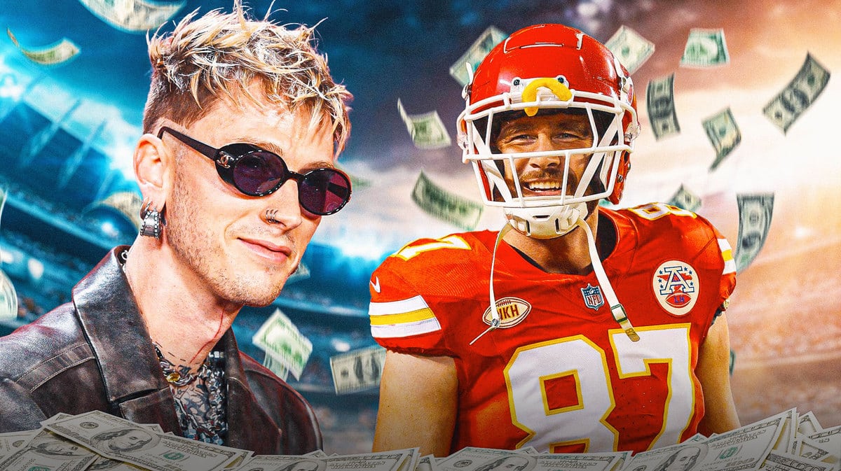 Machine Gun Kelly and Chiefs star Travis Kelce