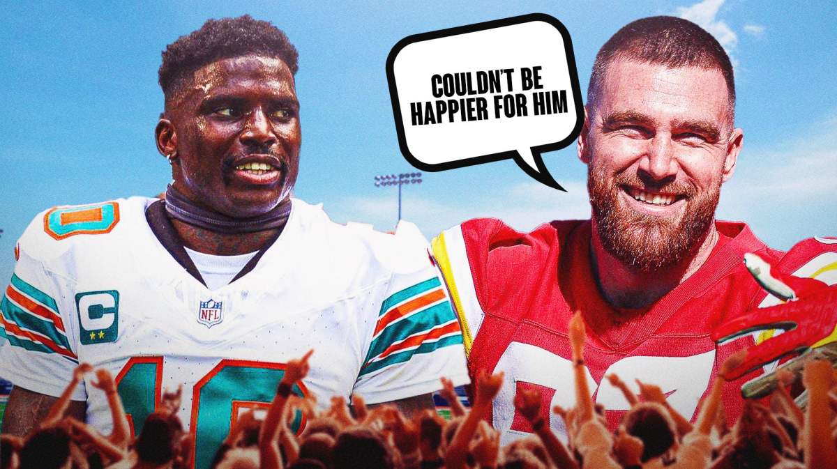 Tyreek Hill, Miami Dolphins, Travis Kelce, Kansas City Chiefs