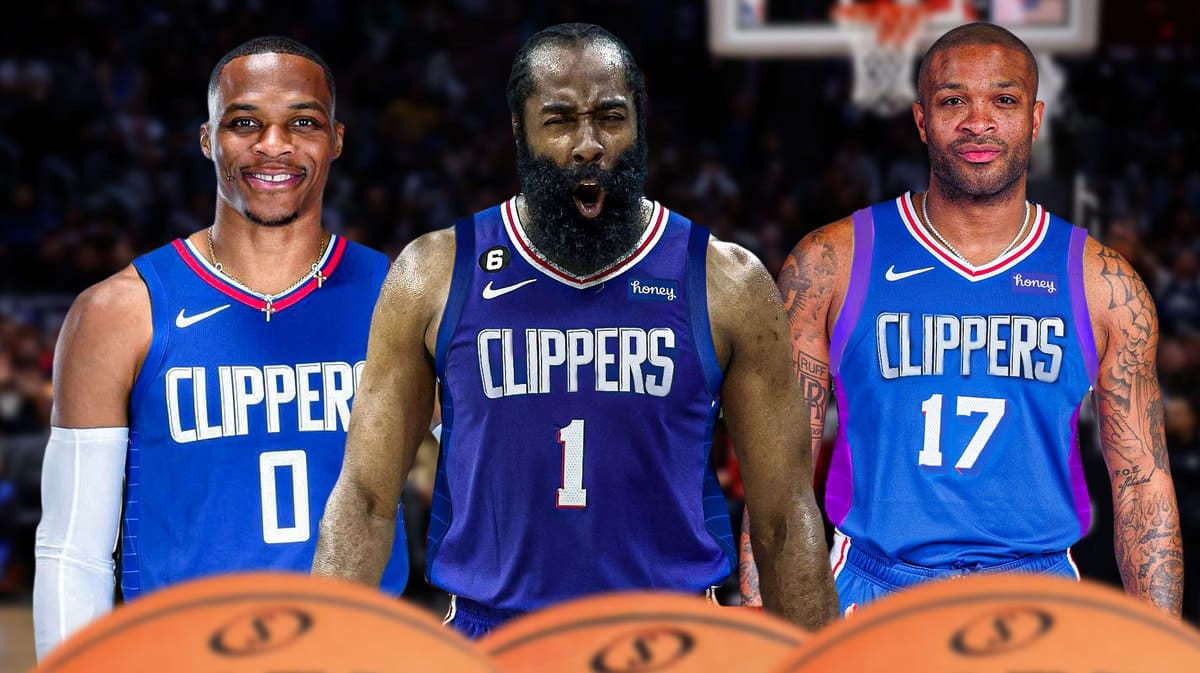 Russell Westbrook, James Harden, PJ Tucker all in Clippers jerseys after Sixers trade
